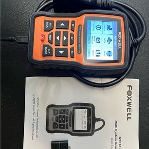 Foxwell NT510 Elite Automotive Diagnostic Tool includes BMW